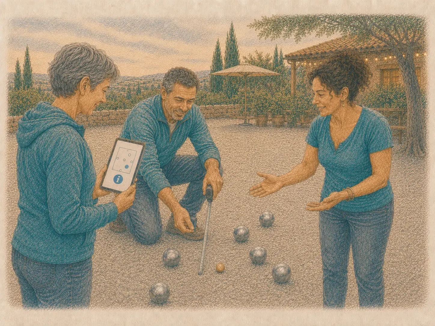 Boule-Regeln und Wissen auf dem Smartphone